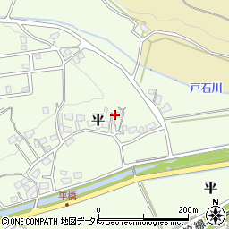 福岡県宮若市平883周辺の地図