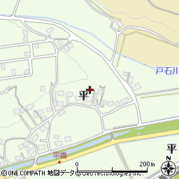 福岡県宮若市平882周辺の地図