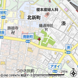 和歌山県田辺市南新町204周辺の地図