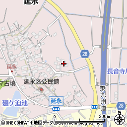 福岡県行橋市延永831周辺の地図