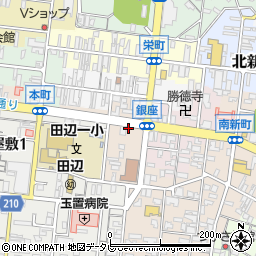 和歌山県田辺市中屋敷町11周辺の地図