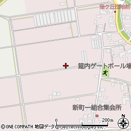 福岡県古賀市筵内周辺の地図