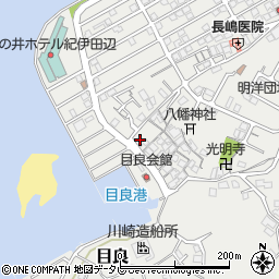 和歌山県田辺市目良13-57周辺の地図