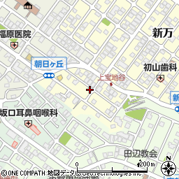 和歌山県田辺市新万3-14周辺の地図