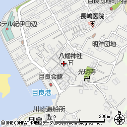 和歌山県田辺市目良12-5周辺の地図