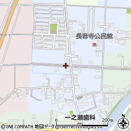 福岡県行橋市長音寺周辺の地図