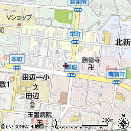 和歌山県田辺市中屋敷町9周辺の地図