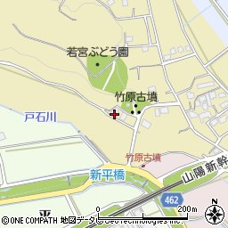 福岡県宮若市竹原734周辺の地図