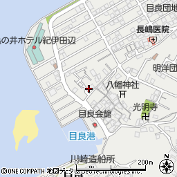 和歌山県田辺市目良30-22周辺の地図