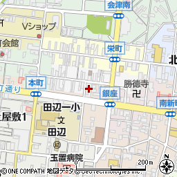 和歌山県田辺市中屋敷町6周辺の地図