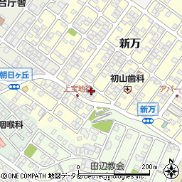和歌山県田辺市新万7周辺の地図