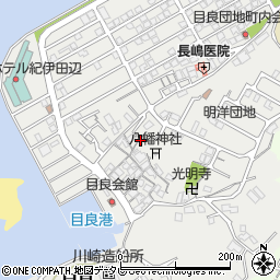 和歌山県田辺市目良12周辺の地図