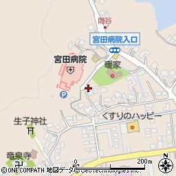 宮田病院前周辺の地図