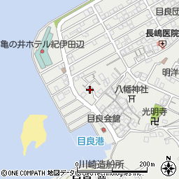 和歌山県田辺市目良29-18周辺の地図