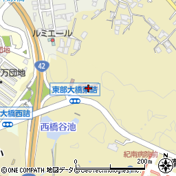田辺市消防本部災害情報案内周辺の地図