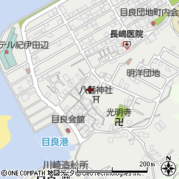 和歌山県田辺市目良12-43周辺の地図