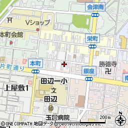 和歌山県田辺市福路町周辺の地図
