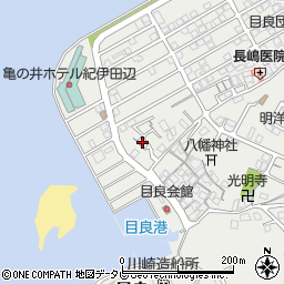 和歌山県田辺市目良29-21周辺の地図