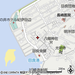 和歌山県田辺市目良30-18周辺の地図