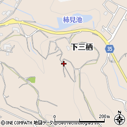 和歌山県田辺市下三栖1726-2周辺の地図