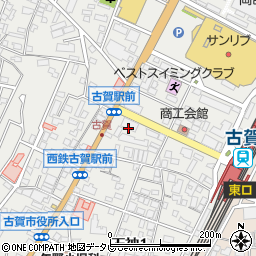 福岡銀行古賀支店 ＡＴＭ周辺の地図