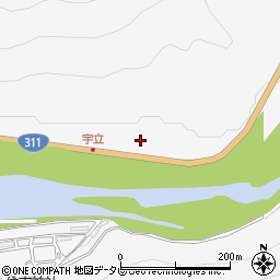 和歌山県田辺市鮎川790周辺の地図
