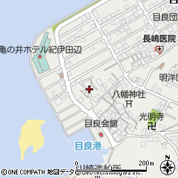 和歌山県田辺市目良30-25周辺の地図