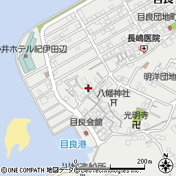 和歌山県田辺市目良30-16周辺の地図