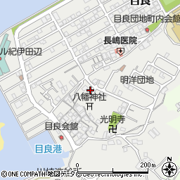 和歌山県田辺市目良12-40周辺の地図