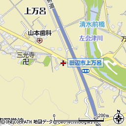和歌山県田辺市上万呂273周辺の地図