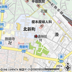 和歌山県田辺市北新町17周辺の地図