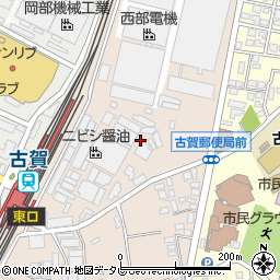 福岡県古賀市駅東周辺の地図