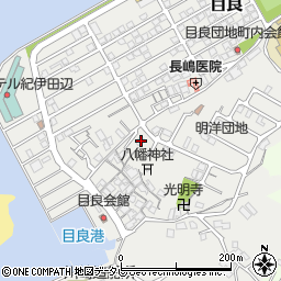 和歌山県田辺市目良12-35周辺の地図