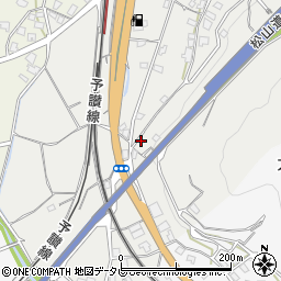 愛媛県伊予市市場乙周辺の地図