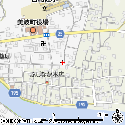 徳島県海部郡美波町奥河内本村117周辺の地図