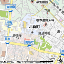 和歌山県田辺市北新町11周辺の地図