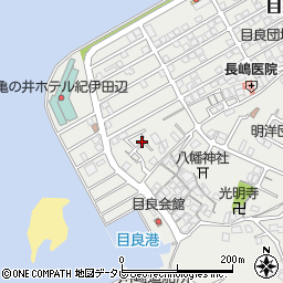 和歌山県田辺市目良30-34周辺の地図