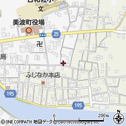徳島県海部郡美波町奥河内本村124周辺の地図