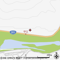 和歌山県田辺市鮎川678周辺の地図