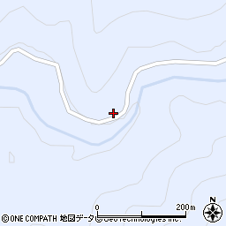 高知県長岡郡大豊町北川1053周辺の地図