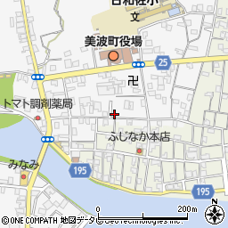 徳島県海部郡美波町奥河内本村99周辺の地図