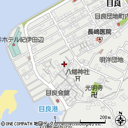 和歌山県田辺市目良30-14周辺の地図