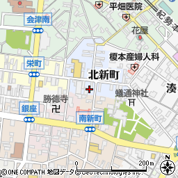 和歌山県田辺市北新町7周辺の地図