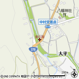 豊永橋周辺の地図