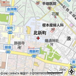 和歌山県田辺市北新町12周辺の地図