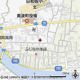 徳島県海部郡美波町奥河内本村107周辺の地図