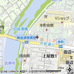 和歌山県田辺市本町99周辺の地図