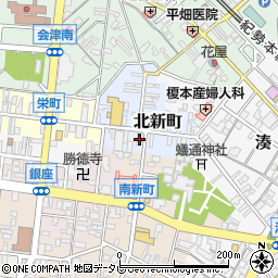 和歌山県田辺市北新町8周辺の地図