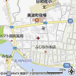 徳島県海部郡美波町奥河内本村100周辺の地図