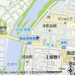 和歌山県田辺市本町105周辺の地図
